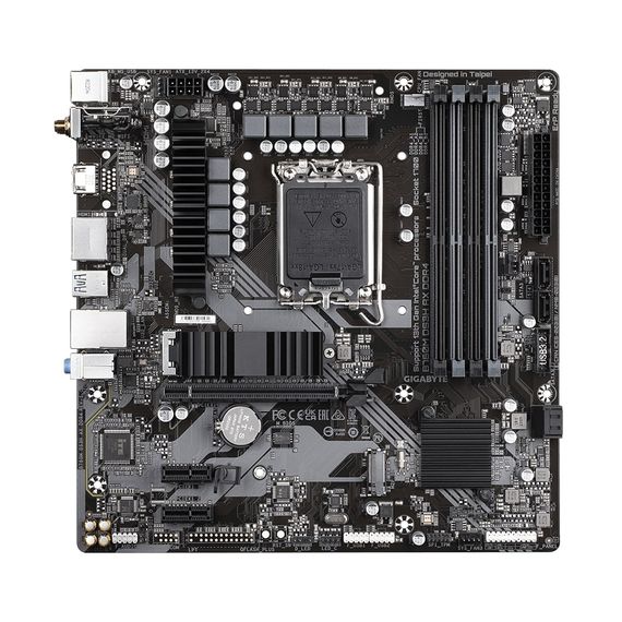 Материнська плата Gigabyte  B760M DS3H AX DDR4 s1700 B760 4xDDR4 M.2 HDMI DP mATX (B760M_DS3H_AX_DDR4)