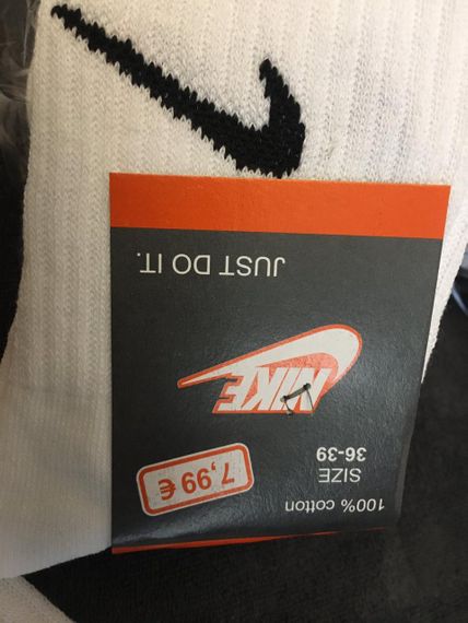 🔥 Оригінальні чоловічі та жіночі шкарпетки Nike – 100% бавовна | Зображення 5