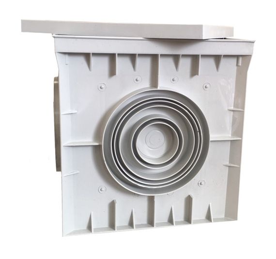 Колодязь кабельний пластиковий ККп-3 з кришкою 300х300х300мм Ny95505629