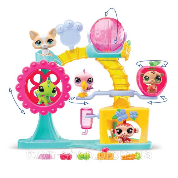 Игровой набор "Фабрика Развлечений" Littlest Pet Shop 00519 аксессуары и 2 фигурки, фабрика | Зображення 1