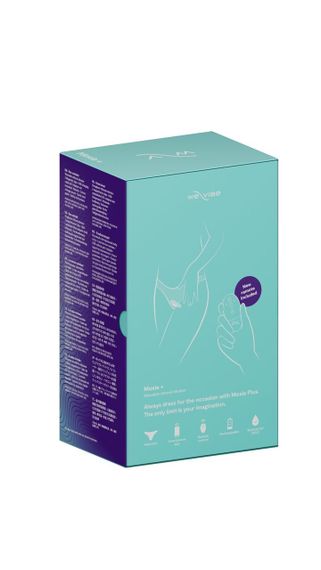 Смарт-вибратор в трусики We-Vibe Moxie+ Aqua, обновленный пульт ДУ | Зображення 3