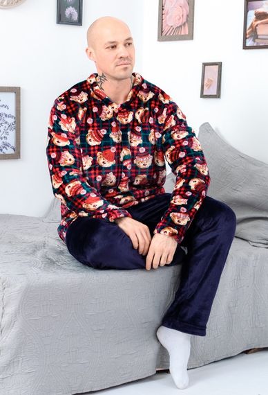 Піжама чоловіча "Family look" Носи своє 46 Синій (p-12653-141734) | Зображення 1
