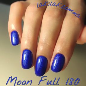 Гель-лак Moon Full №180 блискучий кобальт 8мл