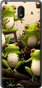 Чехол на Nokia 1 Plus Жабки "5656u-1677-17620"