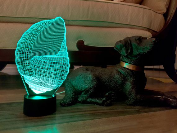 Змінна пластина для 3D світильників "Ракушка" 3DTOYSLAMP | Зображення 1