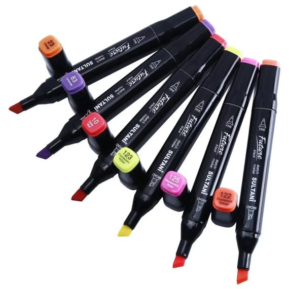 Набір двосторонніх скетч-маркерів для малюванняTouch на спиртовій основі | Зображення 4