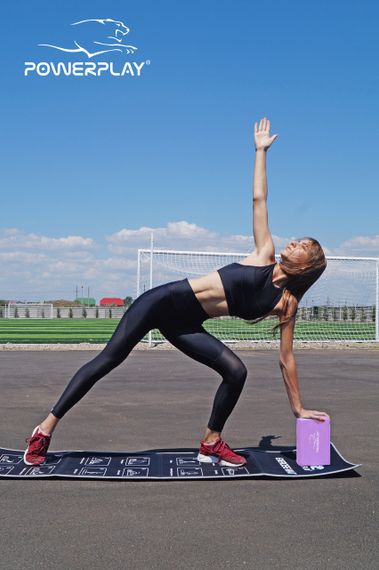 Блок для йоги PowerPlay 4006 Yoga Brick Фіолетовий | Зображення 4