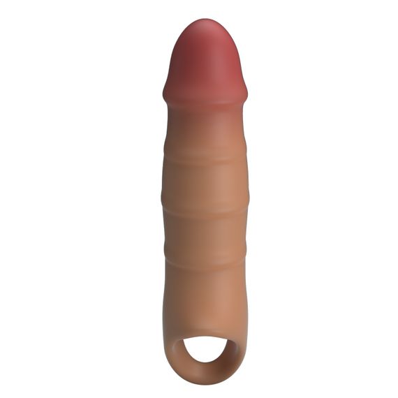 Насадка на член - Pretty Love Damell Penis Sleeve Brown | Зображення 3