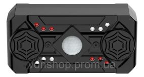 Ультразвуковий репелент від комах Siurn з двома динаміками, USB-живлення, 3 режими, чорний