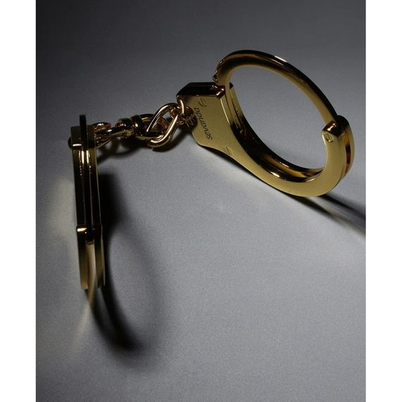 Наручники металеві позолочені масивні Lockink | Зображення 4
