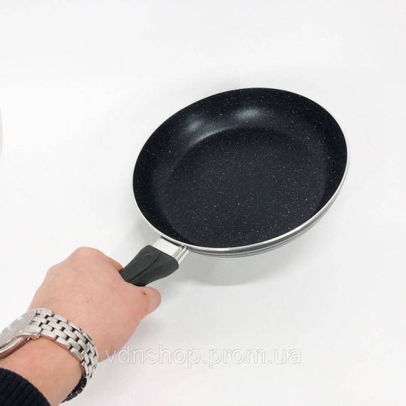 Новая алюминиевая сковорода UNIQUE UN-5153 22 см, Сковорода универсальная для дома ZK-34 | Зображення 6