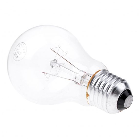 Лампа накаливания 40W E27 WW A60 CL Br 220V | Зображення 2