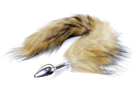 Анальна пробка - Fox Tail Brown, XL | Зображення 4