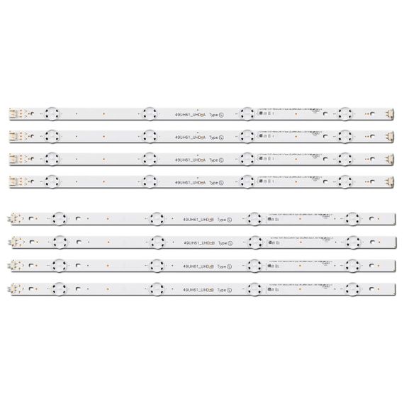 LED підсвітка TV 49" LG Innotek 15.5Y 49" FHD REV0.0 49LH51_FHD_A/B 49LH57_FHD_A/B 49UH61_UHD_A/B 8шт.