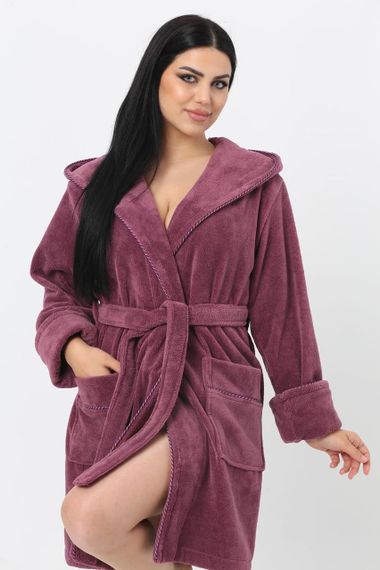 Жіночий халат Nusa 6915, фуксія 2XL | Зображення 4