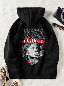 Худі з ДТФ на Флісі (оверсайз)