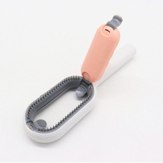 Щетка для сухого и влажного вычесывания домашних животных 4в1, LY-364, Цвет рандом / Расческа от шерсти собак | Зображення 8