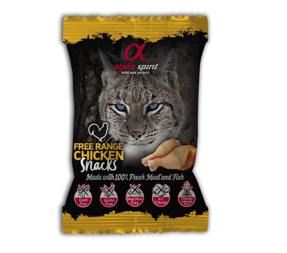 Ласощі для котів Alpha Spirit Free Range Chicken Snacks for Cat з куркою 50 гр
