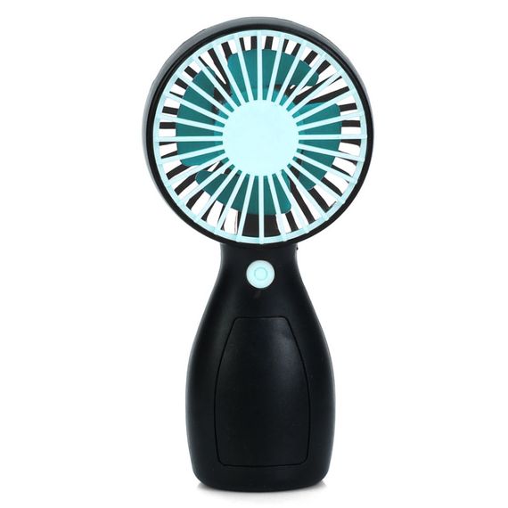 Портативный ручной вентилятор MK 5663-2(Blue) 13 см, аккумулятор, USB зарядное