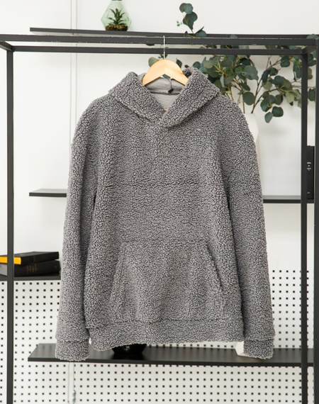 Худи Ведмедик серый S M