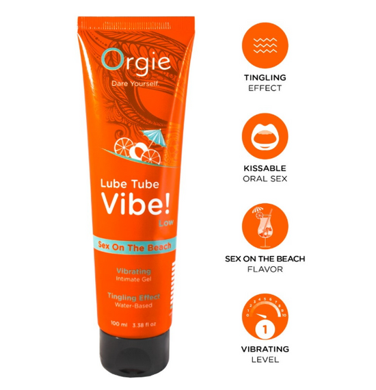 Їстівний інтимний гель Lube Tube Vibe! Sex on the Beach, 100 мл sexstyle | Зображення 1