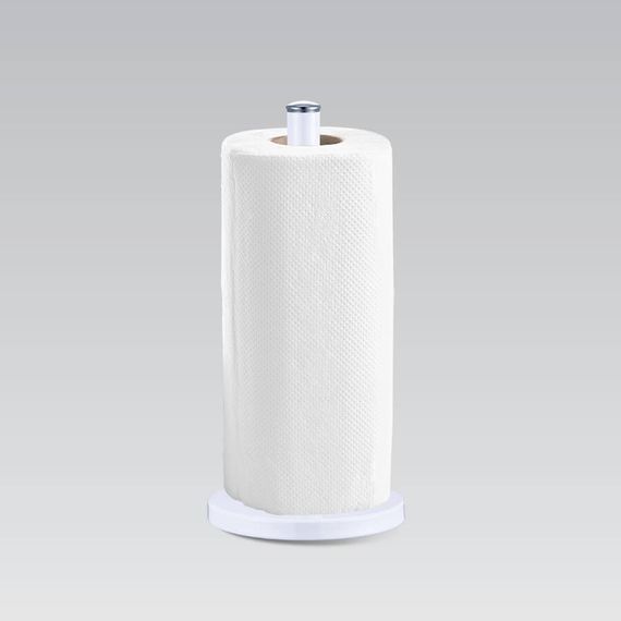 Тримач для паперових рушників Maestro MR-1033-WHITE настільний металевий білий