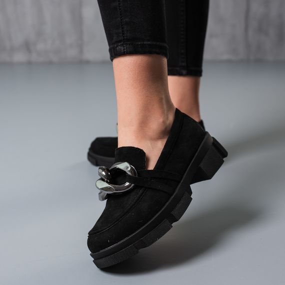 Броги женские Fashion Saint 3762 38 размер 24 см Черный | Зображення 3