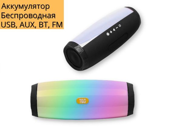 Портативна колонка XPRO TG-165 10Вт USB, AUX, FM, Bluetooth чорна (TG165) | Зображення 1