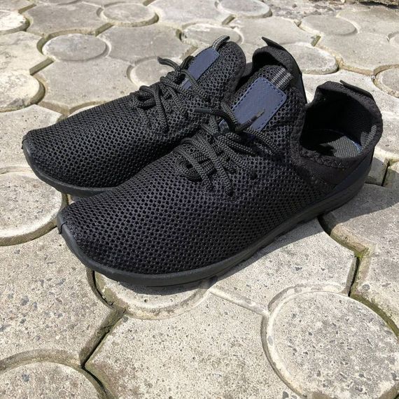 Кросівки літо чоловічі сітка 44 розмір. Літні чоловічі кросівки | Мякі кросівки. Модель 76939. ER-356 Колір: чорний | Зображення 5