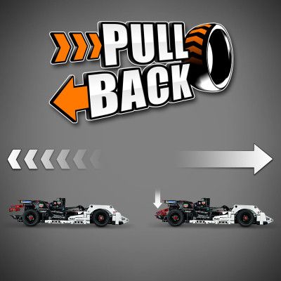 Конструктор LEGO Technic Formula E Porsche 99X Electric 422 детали (42137) | Зображення 3