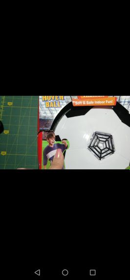 Футбольный мяч для дома с подсветкой HoverBall (ховербол) дефект упаковки та крошиться | Зображення 3