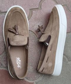 Мужские мокасины Ed-Ge бежевого цвета 40 размер 44