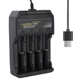 Універсальний зарядний пристрій на 4 акумулятора Li-ion, від USB, 4,2V / 2A, MS-5D84A / Зарядка для батарейок