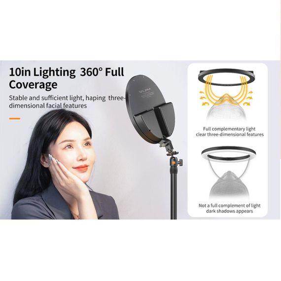 Відеосвітло Ulanzi Vijim 10inch streaming key light  (UV-2591 K13) | Зображення 5