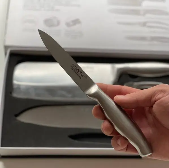 Універсальний набір ножів для кухні Zepter 4 pcs knife set  кухонні ножі | Зображення 4