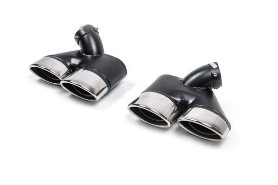Насадки на глушник V1 (2 шт) для Mercedes E-сlass W211 2002-2009 рр. | Зображення 1