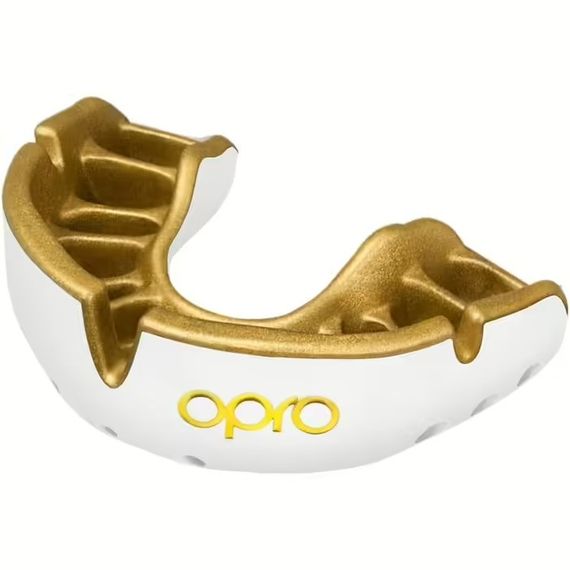 Капа OPRO Gold доросла (вік 11+)  White/Gold (art.102504005) | Зображення 1