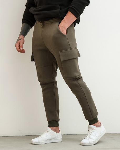 Штани Карго Зимові хакі S XL | Зображення 4