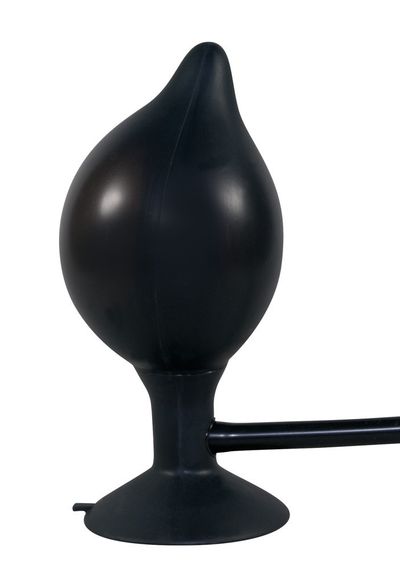 Анальна пробка - True Black Silikon Pump Plug | Зображення 1