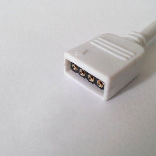 Конектор для свiтлодiодних стрiчок OEM SC- 10mm RGB joint joint-F wire (затискач-дрiт-затискач "папа | Зображення 1