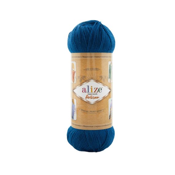 Alize Artisan Superwash, морська хвиля 646