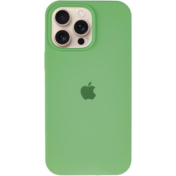 Чохол Silicone Case Full Protective (AA) для Apple iPhone 16 Pro Max (6.9") М'ятний / Mint | Зображення 1