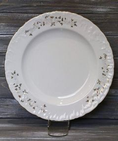 Тарілка обідня Cmielow White Flower 9705-21-T 21 см