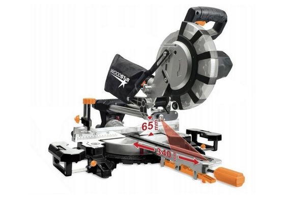 Пила торцовочная с протяжкой сетевая Scheppach WOODSTAR SL99LXU (210 мм, 65 мм, 2000 Вт, 12.2 кг) | Зображення 1