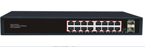 Коммутатор Merlion MG1016S 16 портов RJ45 Ethernet + 2 SFP 10/100/1000