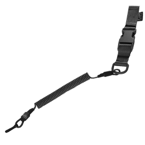 Страхувальний шнур Standard (карабін + фастекс) Чорний (9083)