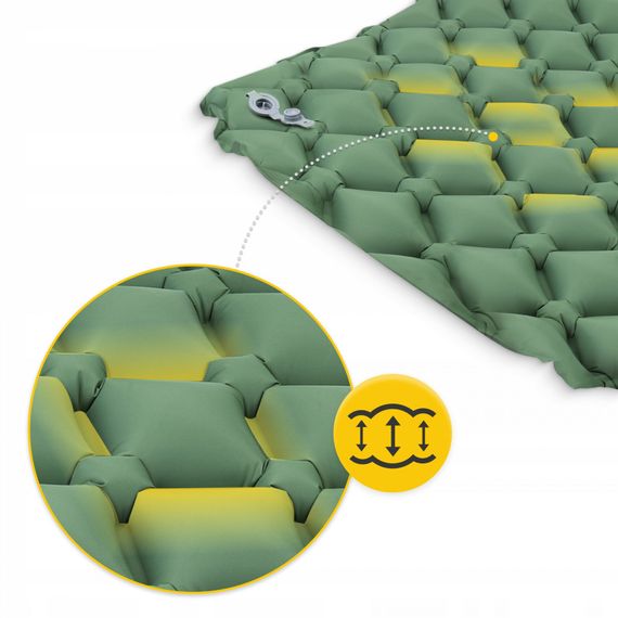 Килимок надувний Mountain Goat 190 x 58 x 5 см MG0011 Navy Green (P-5905973400886) | Зображення 1