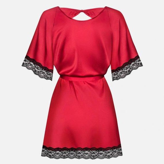 Халат Obsessive Sensuelia-Sensuelia szlafrok czerwony S/M sexstyle | Зображення 3