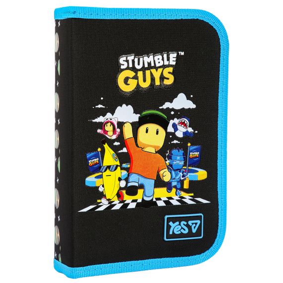 Пенал твердий одинарний із двома клапанами YES HP-04 Stumble Guys 533747 4х13х21 см | Зображення 1