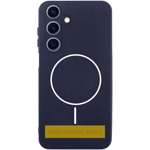 Чохол Silicone Cover Lakshmi Full Camera (AA) with Magnetic Fit для Samsung Galaxy A07 Темно-синій / Midnight blue